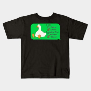 goose - man Kids T-Shirt